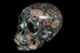 Carved, Que Sera Stone Skull #116675-3
